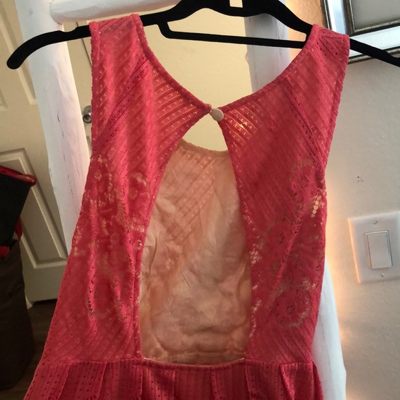 Free People Pink Lace Dress - Picture 5 of 6